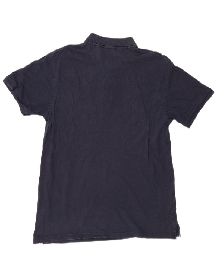 Gant Mens Polo Shirt Large Navy Blue Cotton