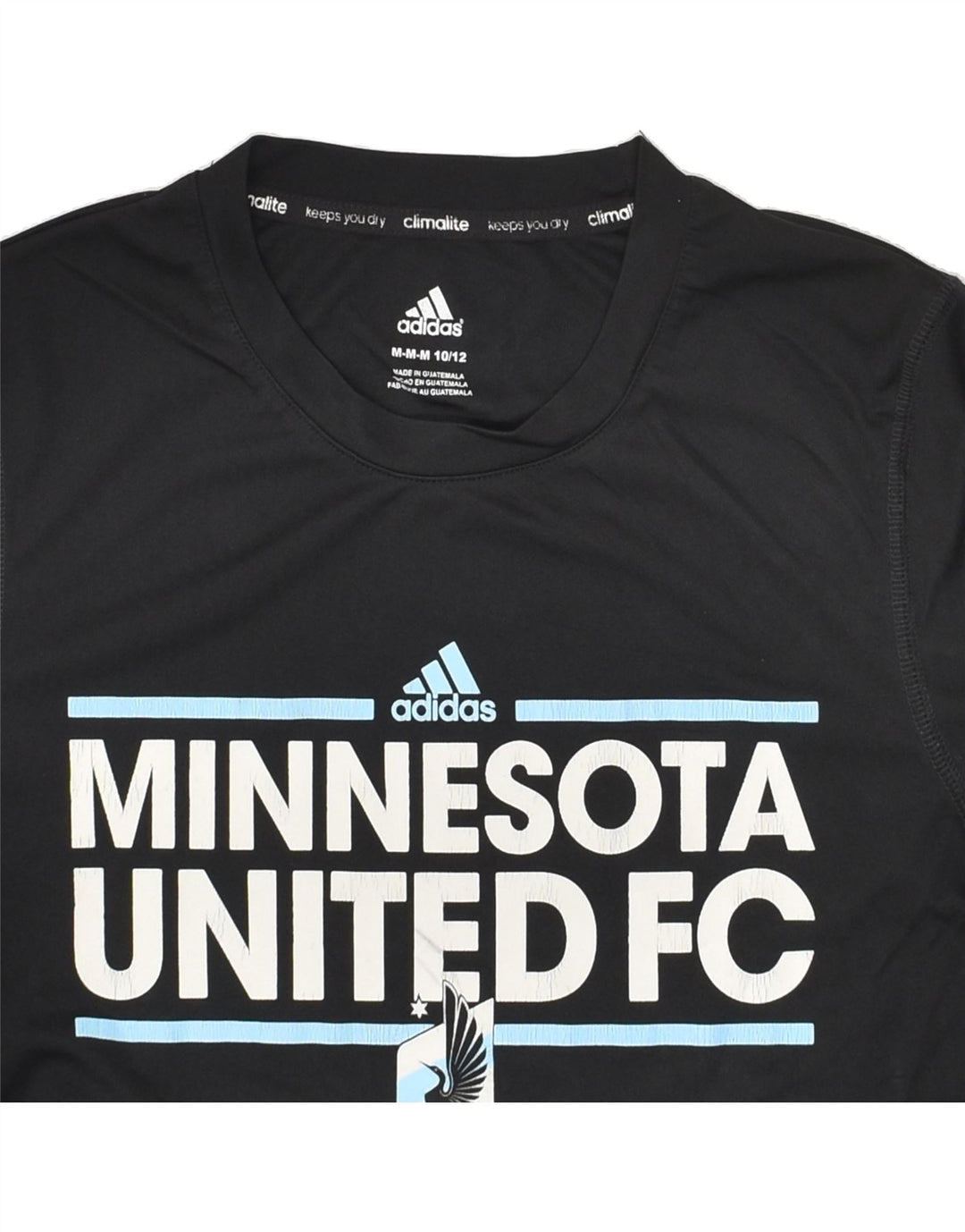 ADIDAS Boys Graphic T-Shirt Top 10-11 Years Medium Black Polyester | Vintage Adidas | Thrift | Second-Hand Adidas | Used Clothing | Messina Hembry 