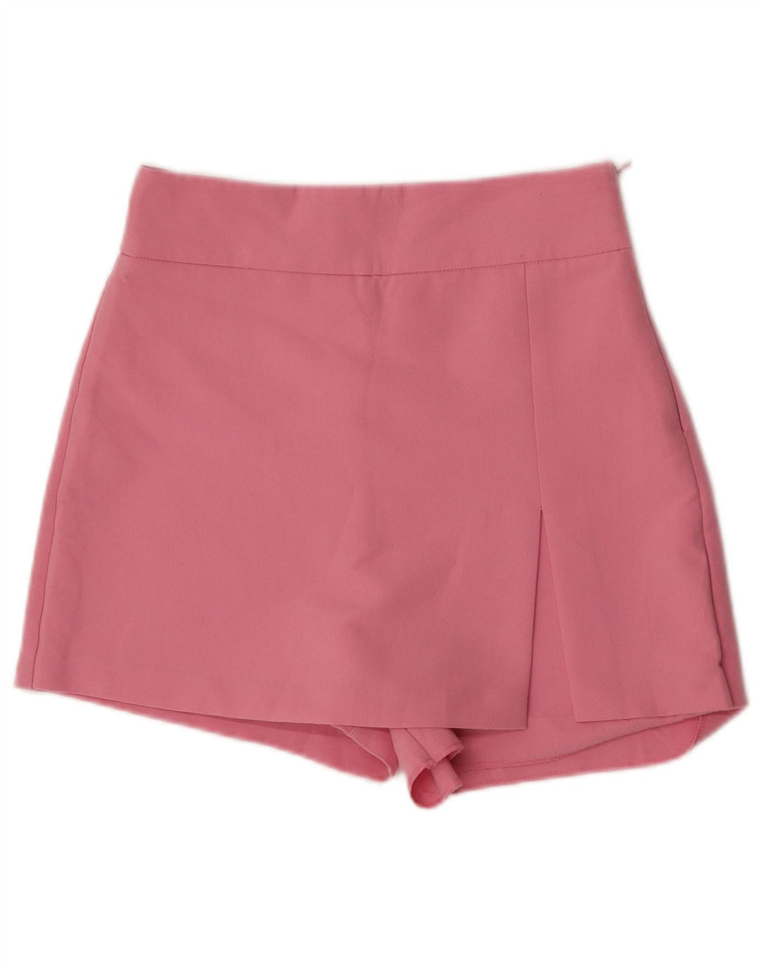 Zara Womens High Waist Casual Shorts Medium W28 Pink Polyester
