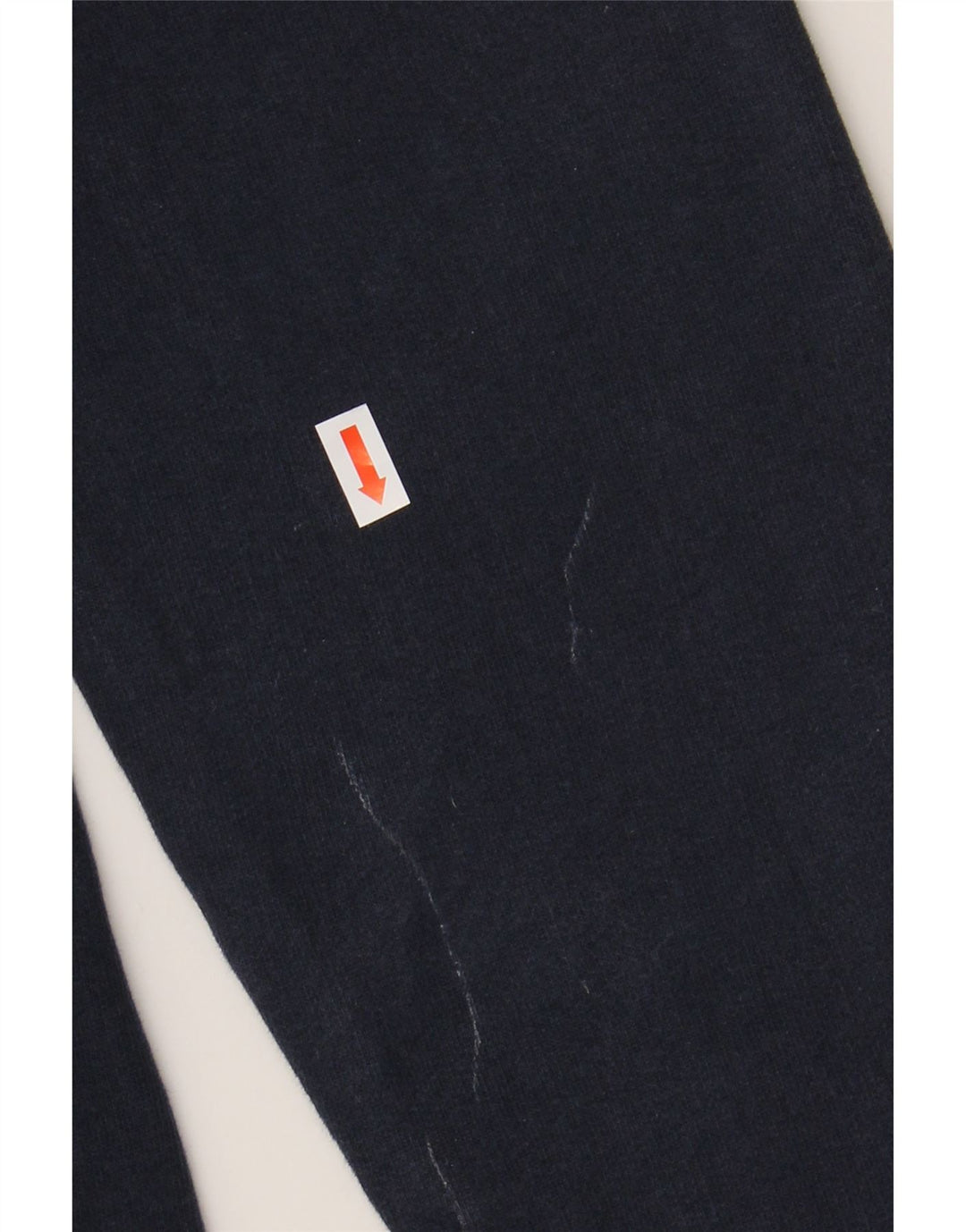 CREW CLOTHING Womens Zip Neck Sweatshirt Jumper UK 16 Large  Navy Blue