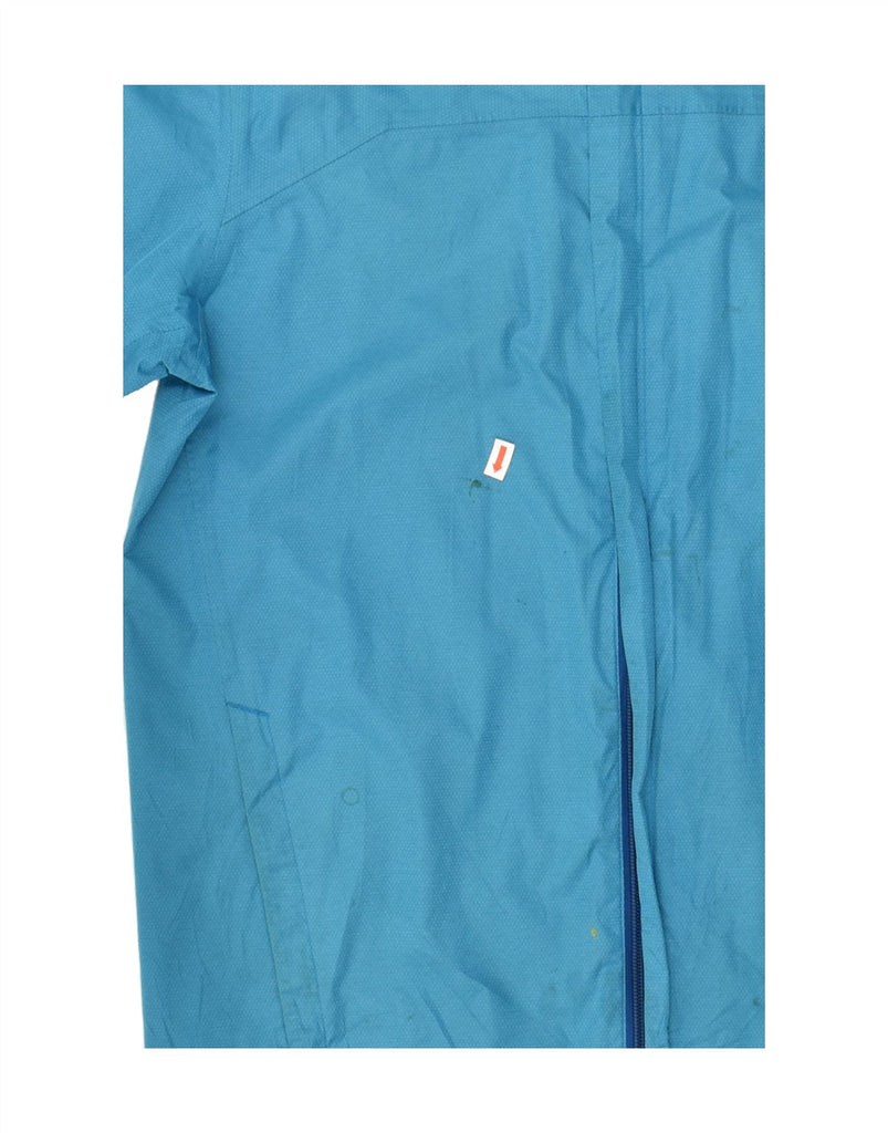 UNDER ARMOUR Mens Hooded Rain Jacket UK 36 Small Blue Polyester | Vintage Under Armour | Thrift | Second-Hand Under Armour | Used Clothing | Messina Hembry 