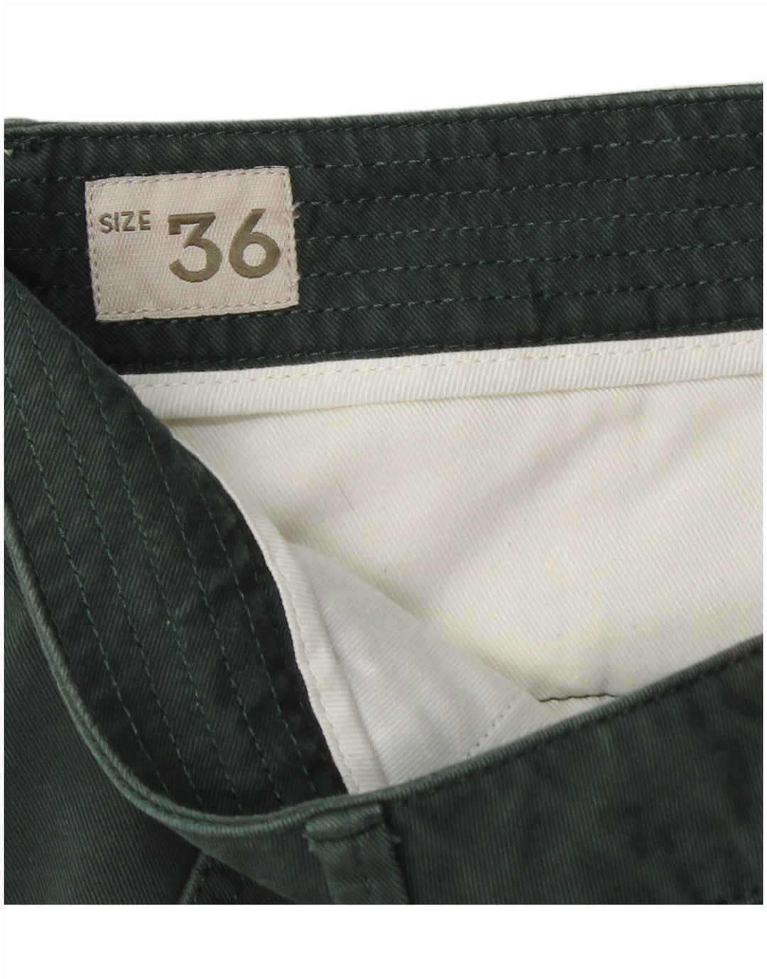 Timberland Mens Cargo Shorts W36 Large Green Cotton