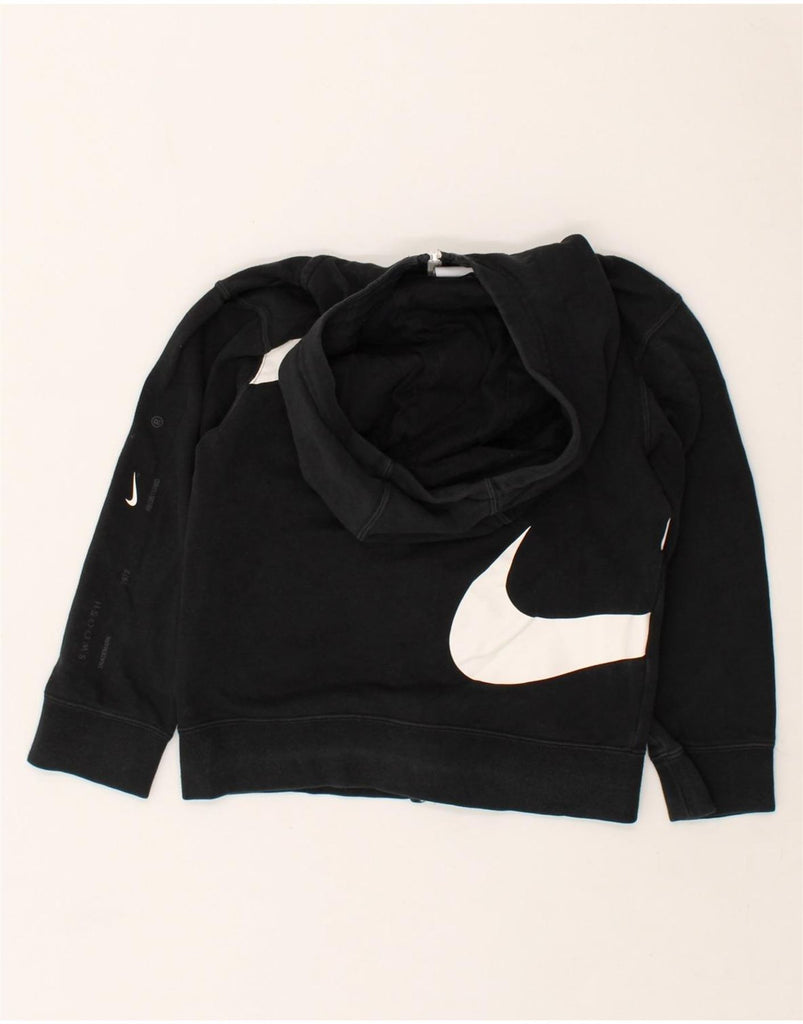 NIKE Boys Graphic Zip Hoodie Sweater 7-8 Years XS Black | Vintage Nike | Thrift | Second-Hand Nike | Used Clothing | Messina Hembry 