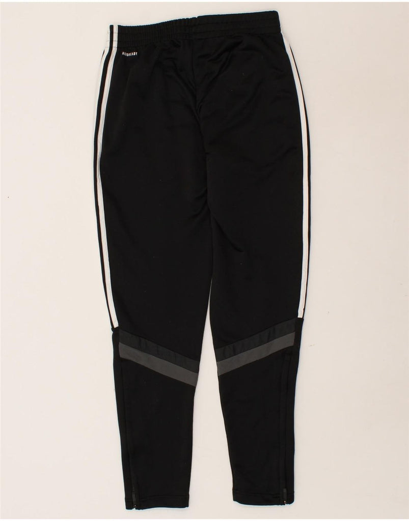 ADIDAS Mens Aeroready Tracksuit Trousers Small Black Polyester | Vintage Adidas | Thrift | Second-Hand Adidas | Used Clothing | Messina Hembry 