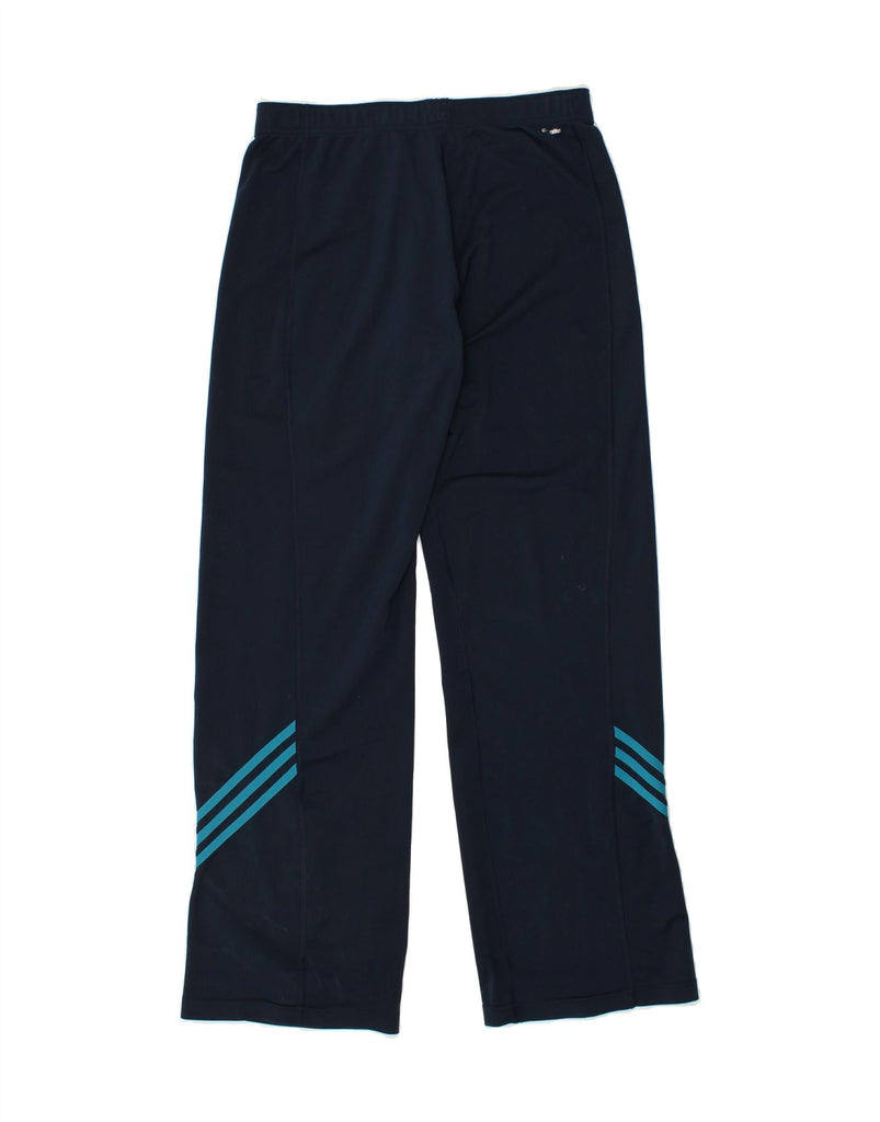 ADIDAS Womens Graphic Tracksuit Trousers UK 16/18 Large Navy Blue | Vintage Adidas | Thrift | Second-Hand Adidas | Used Clothing | Messina Hembry 