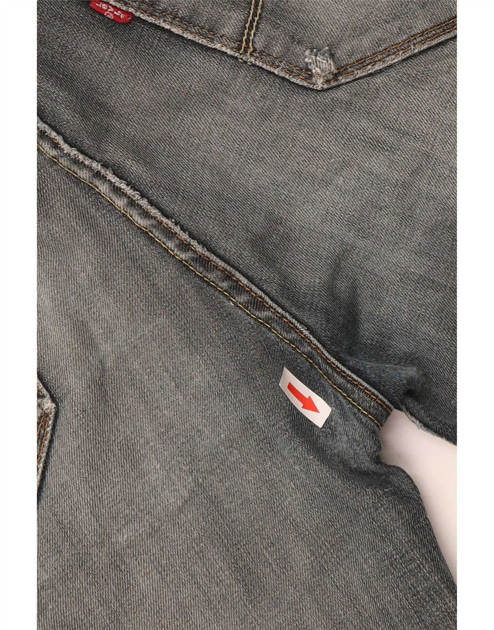 Levi's Mens 519 Slim Denim Shorts W38 XL Grey Cotton