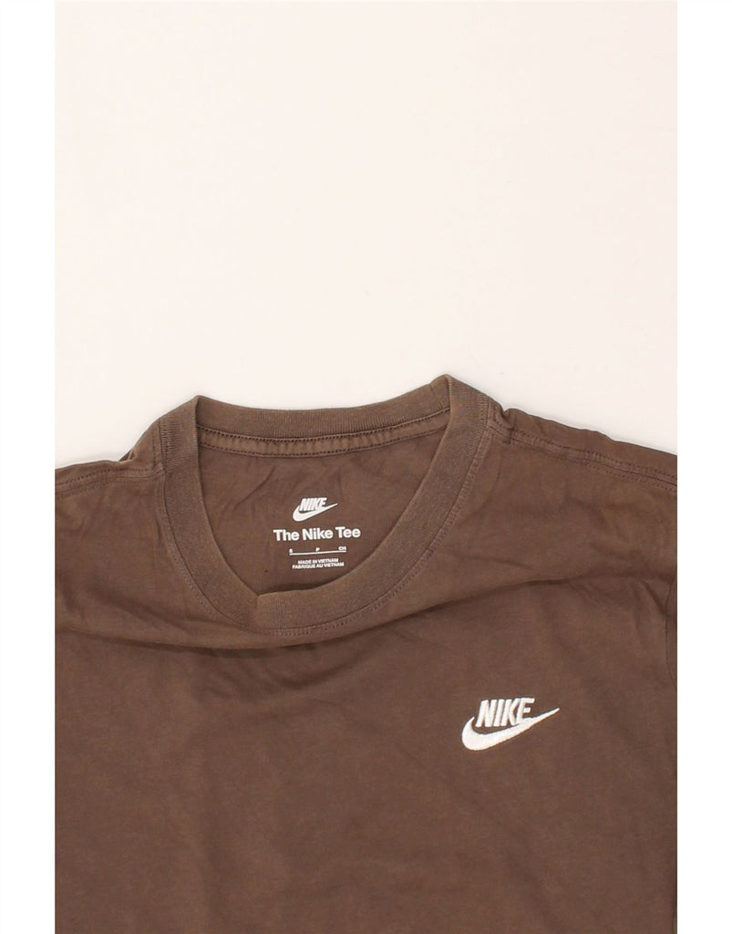 NIKE Mens T-Shirt Top Small Grey Cotton | Vintage Nike | Thrift | Second-Hand Nike | Used Clothing | Messina Hembry 