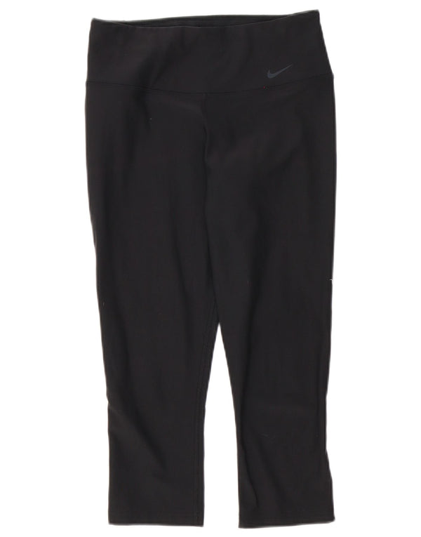 Nike Womens Dri Fit Capri Leggings UK 6 XS Black