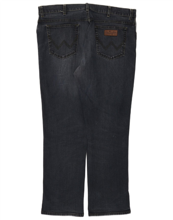 Wrangler Mens Texas Stretch Straight Jeans W40 L32 Blue Cotton