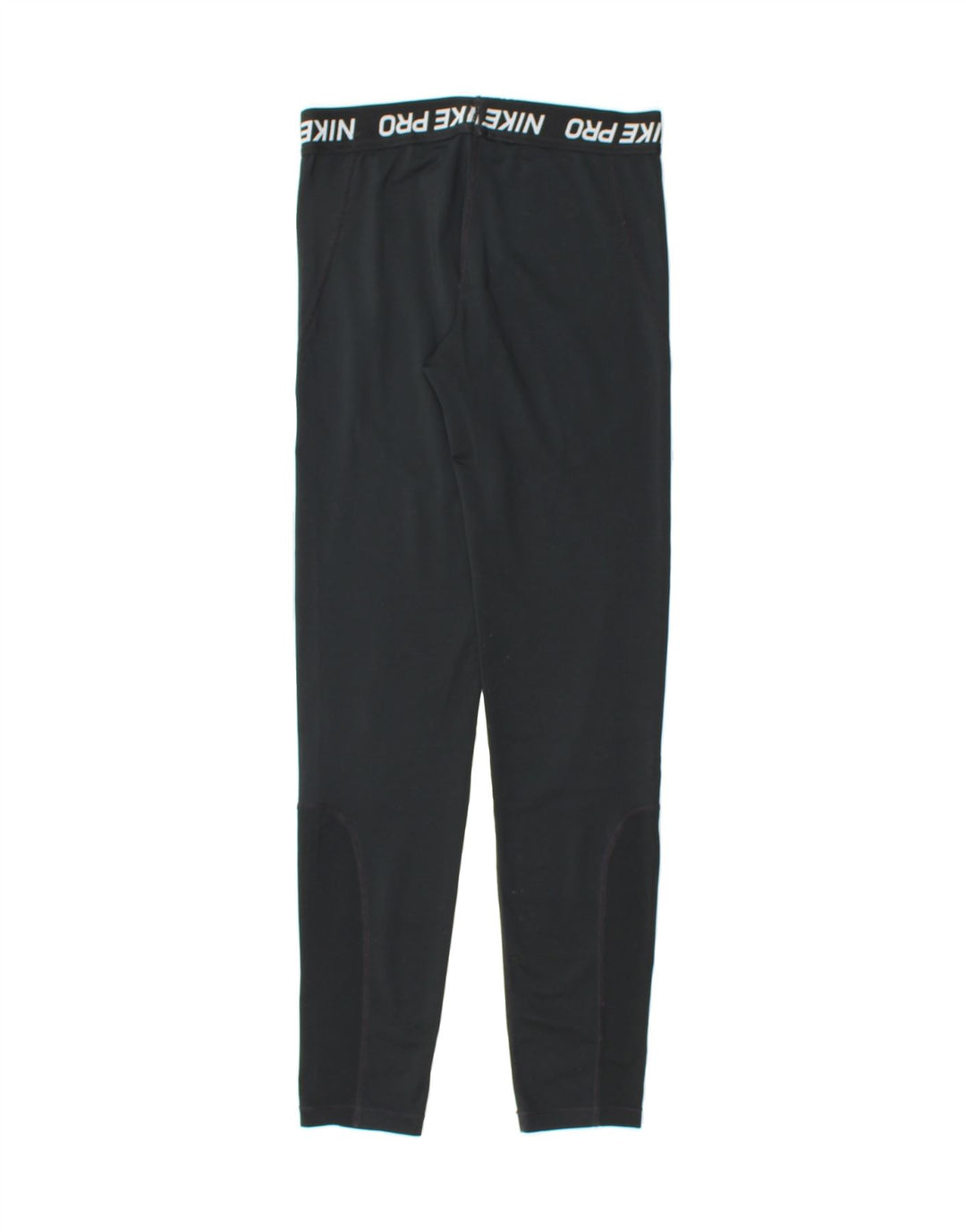 NIKE Womens Graphic Leggings UK 4 XS Black Vintage Nike and Second-Hand Nike from Messina Hembry 
