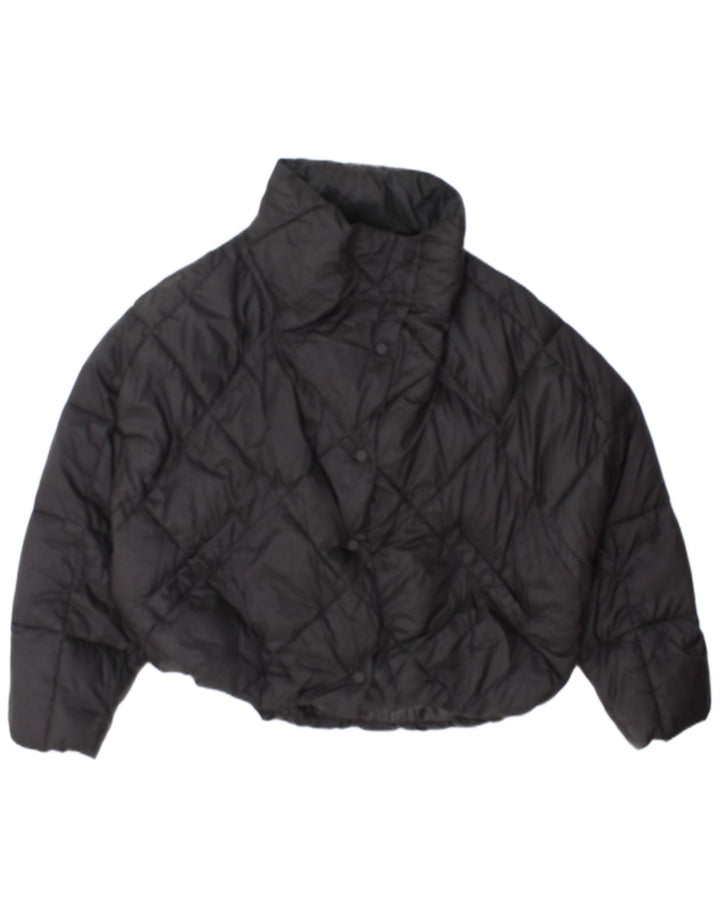 ZARA Womens Oversized Padded Jacket UK 16 Large Black Polyester