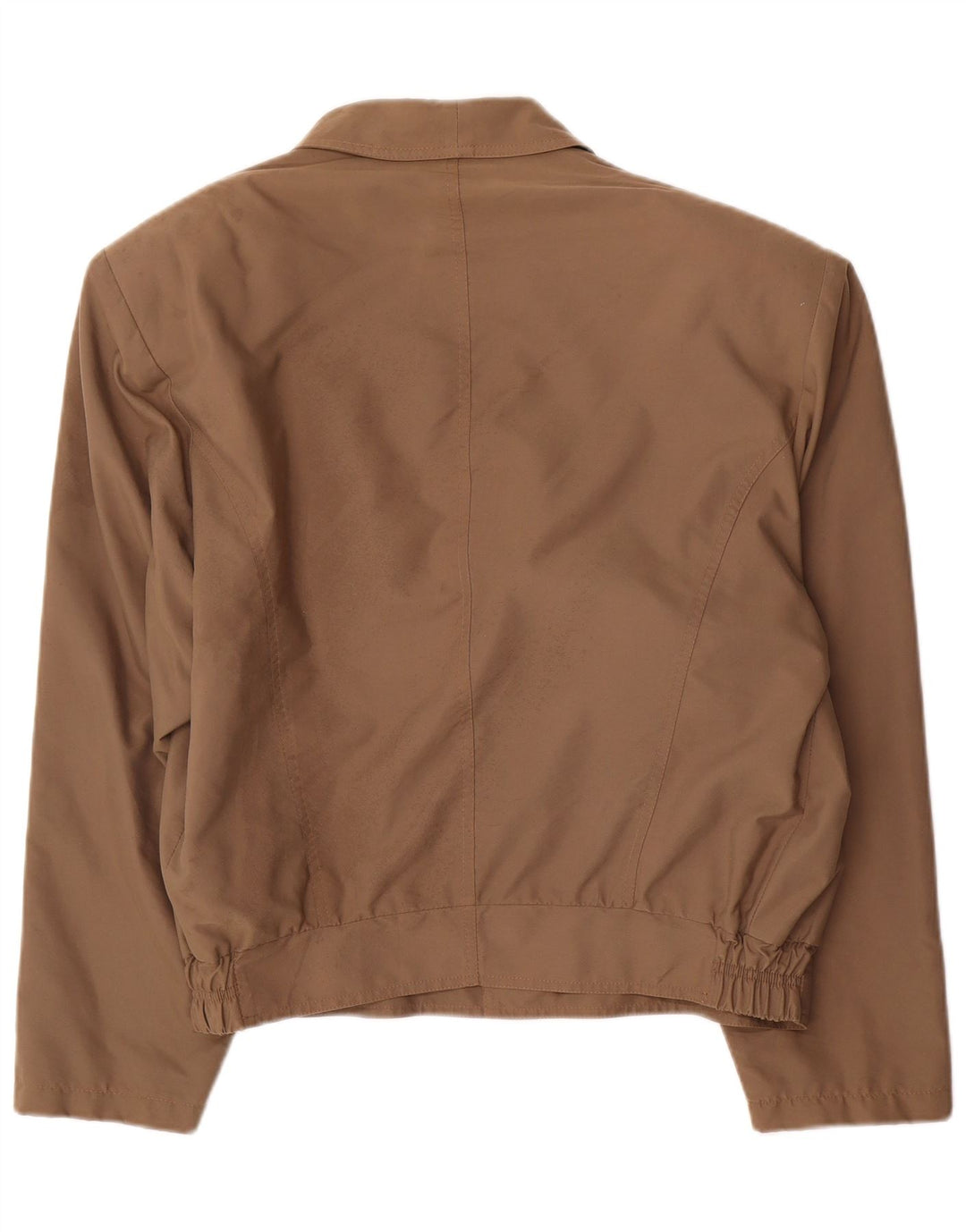 Mancini Mens Double Breasted Bomber Jacket UK 42 XL Beige Polyester