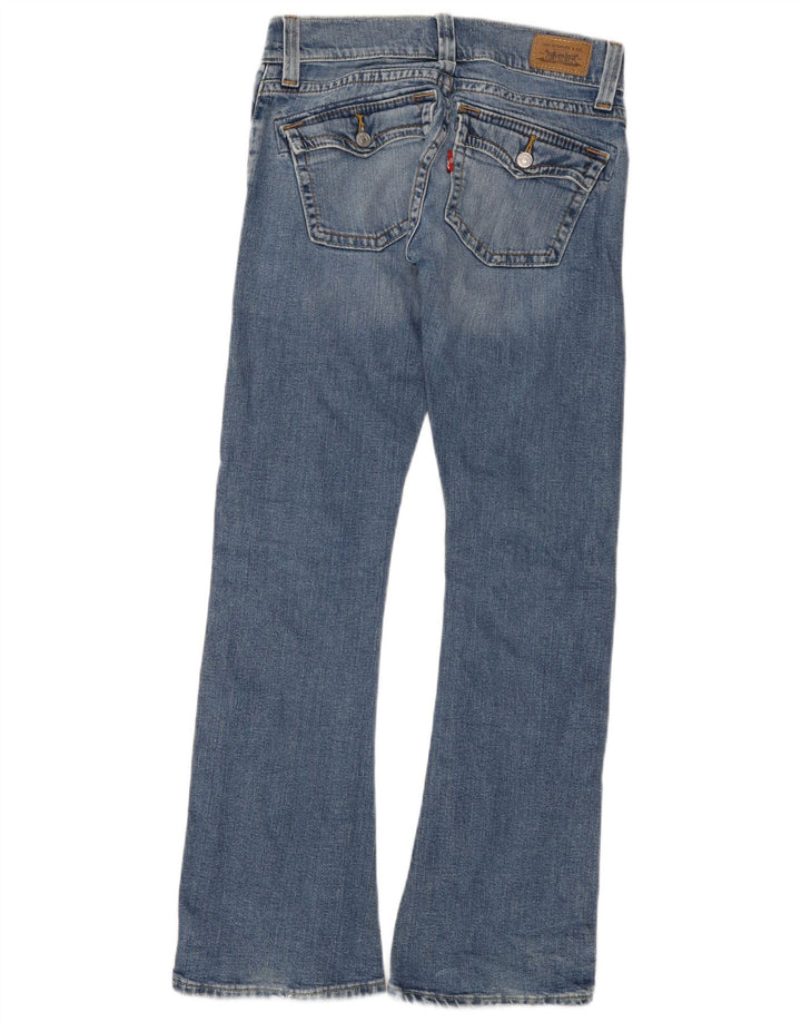 Levi's Womens 504 Slouch Flared Jeans US 5 Medium W28 L32 Blue Cotton