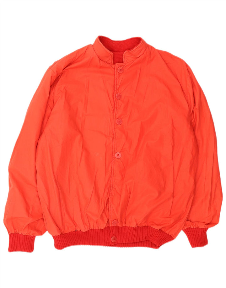 Vintage Mens Reversible Jacket UK 40 Large Red Wool