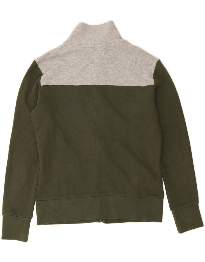 KAPPA Womens Tracksuit Top Jacket UK 14 Large Green Colourblock Vintage Kappa and Second-Hand Kappa from Messina Hembry 