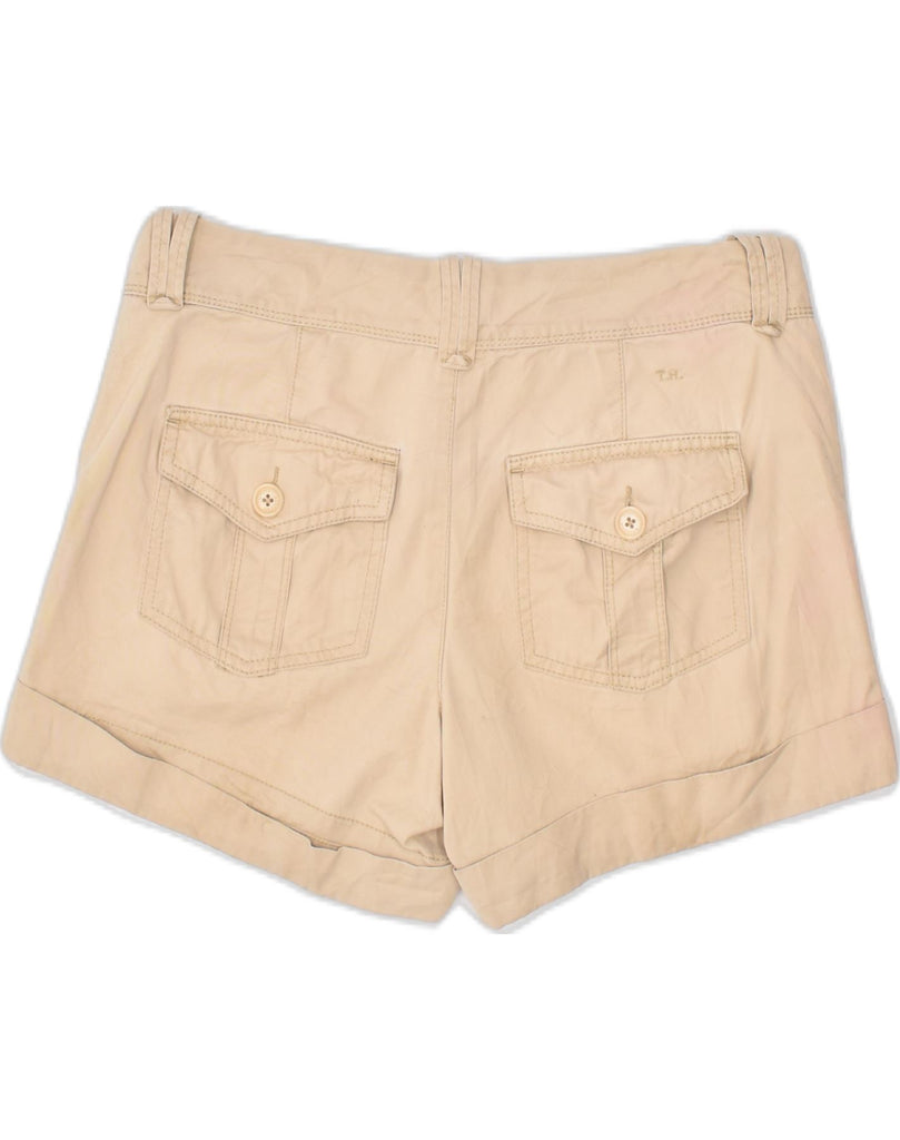 TOMMY HILFIGER Womens Chino Shorts US 4 Small W30 Beige Cotton | Vintage | Thrift | Second-Hand | Used Clothing | Messina Hembry 