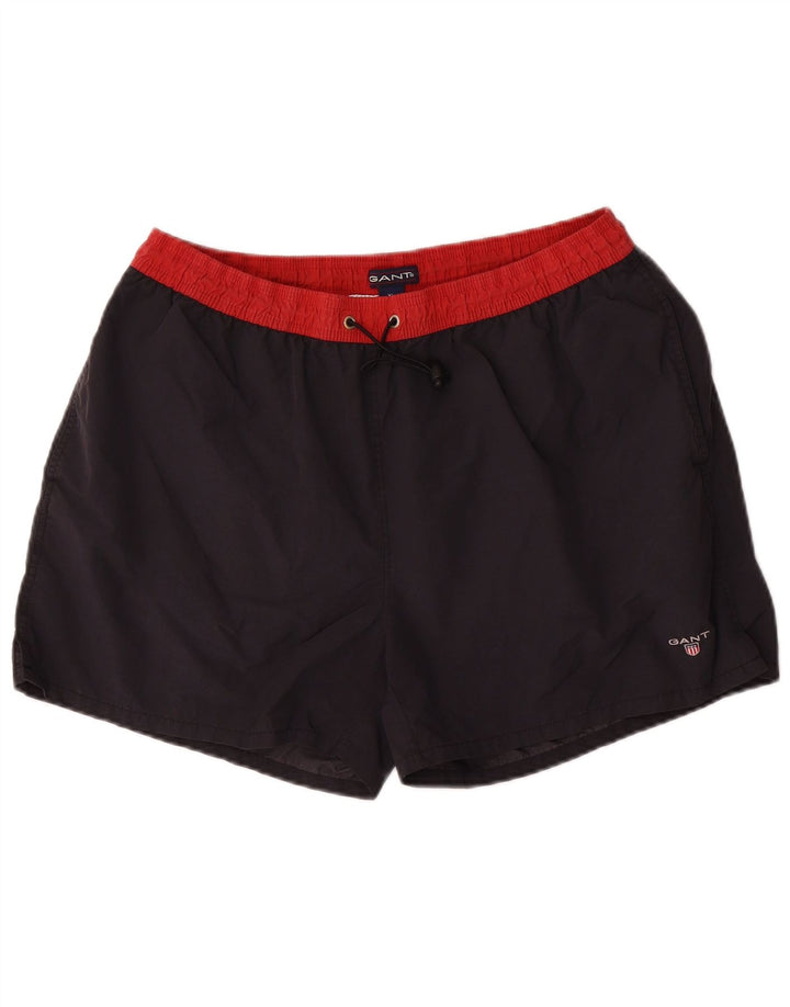 Gant Mens Swimming Shorts XL Black Colourblock Nylon