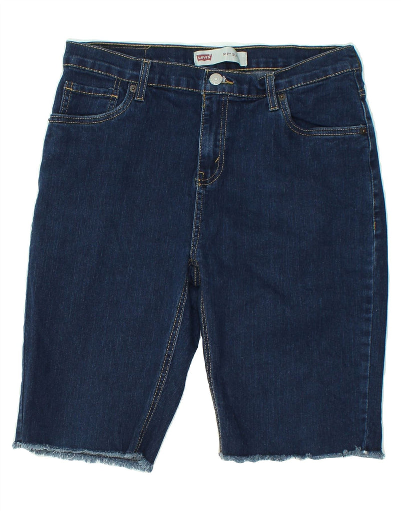 LEVI'S Boys 511 Slim Fit Denim Shorts 15-16 Years W30 Blue Cotton Vintage Levi's and Second-Hand Levi's from Messina Hembry 