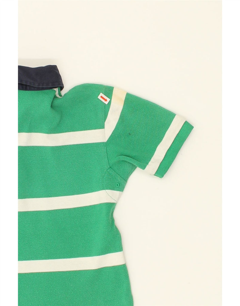 POLO RALPH LAUREN Boys Polo Shirt 6-7 Years Green Striped Cotton | Vintage Polo Ralph Lauren | Thrift | Second-Hand Polo Ralph Lauren | Used Clothing | Messina Hembry 