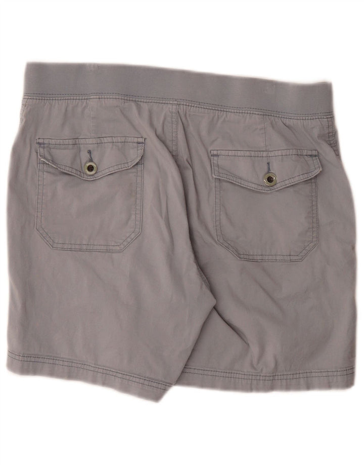 Lee Womens Cargo Shorts US 12 Large W32 Blue Cotton