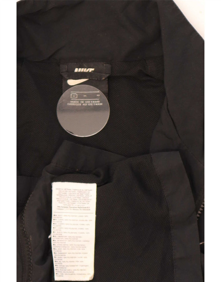 Nike Mens Tracksuit Top Jacket Medium Black Polyester