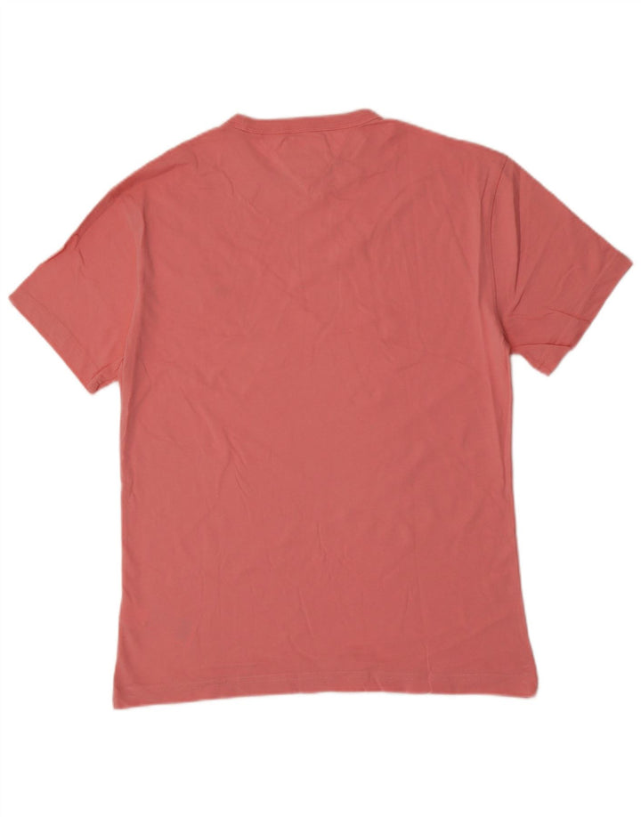 Tommy Hilfiger Mens T-Shirt Top Small Pink Cotton