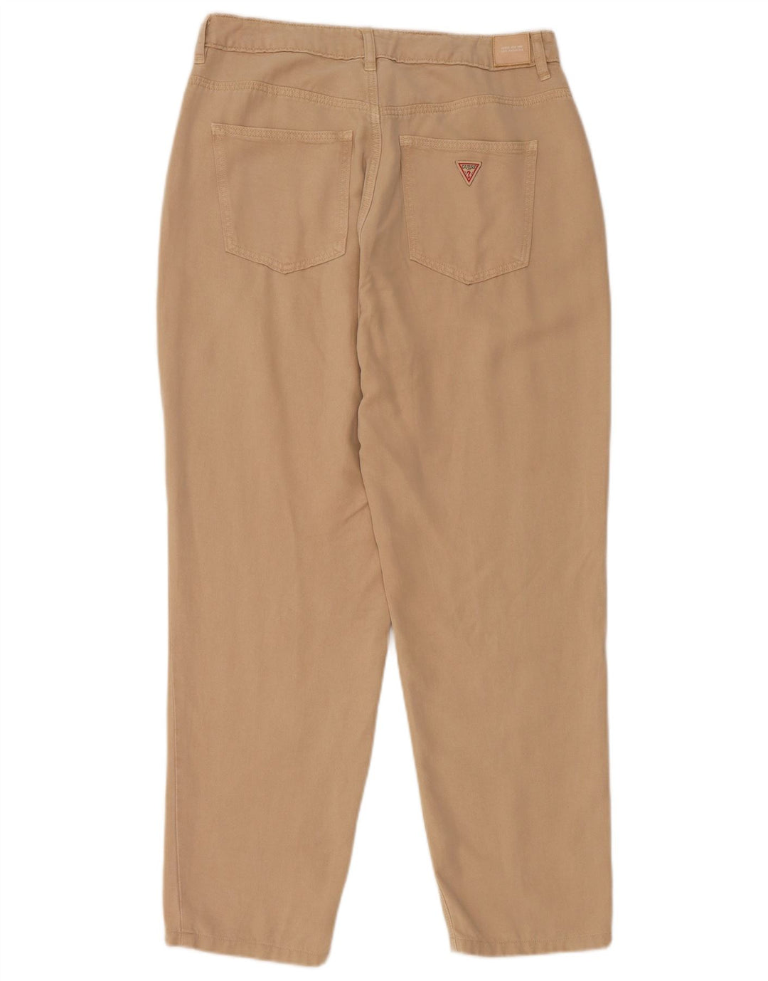 GUESS Womens Mom Jean High Waist Tapered Jeans W29 L27 Beige