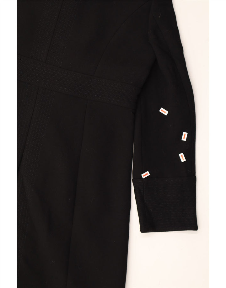 J. CREW Womens Overcoat US 10 Large Black Wool Vintage J. Crew and Second-Hand J. Crew from Messina Hembry 