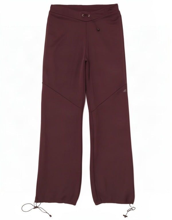 Adidas Womens Clima 365 Tracksuit Trousers Joggers UK 8 Small Burgundy