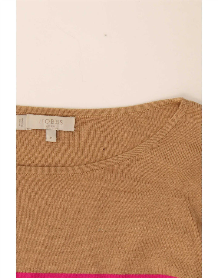 Hobbs Womens Boat Neck Jumper Sweater UK 14 Medium Multicoloured