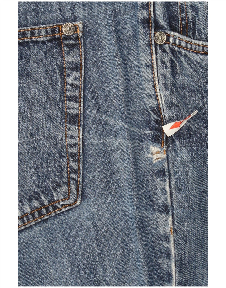 Hugo Boss Mens Straight Jeans W36 L31 Blue