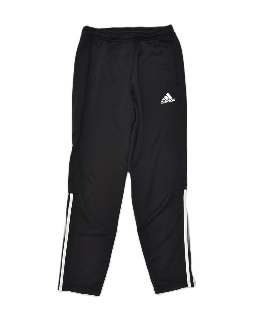 ADIDAS Mens Tracksuit Trousers Small Black Polyester | Vintage Adidas | Thrift | Second-Hand Adidas | Used Clothing | Messina Hembry 