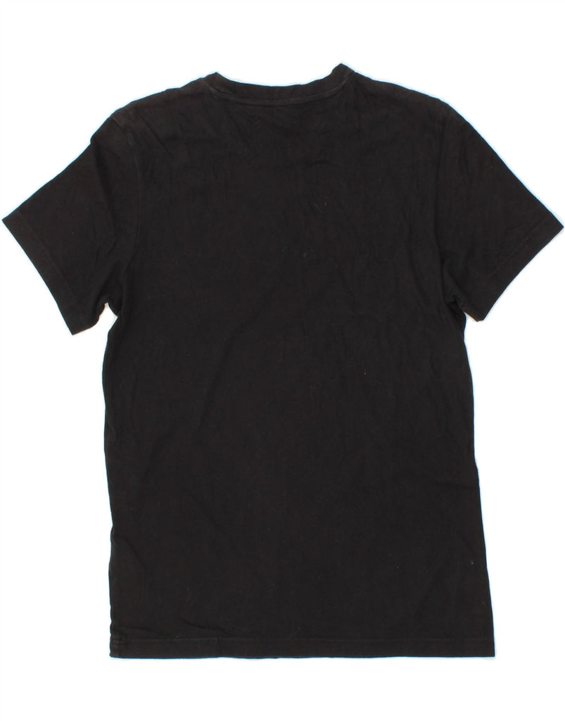 ADIDAS Mens Graphic T-Shirt Top Small Black Cotton Vintage Adidas and Second-Hand Adidas from Messina Hembry 