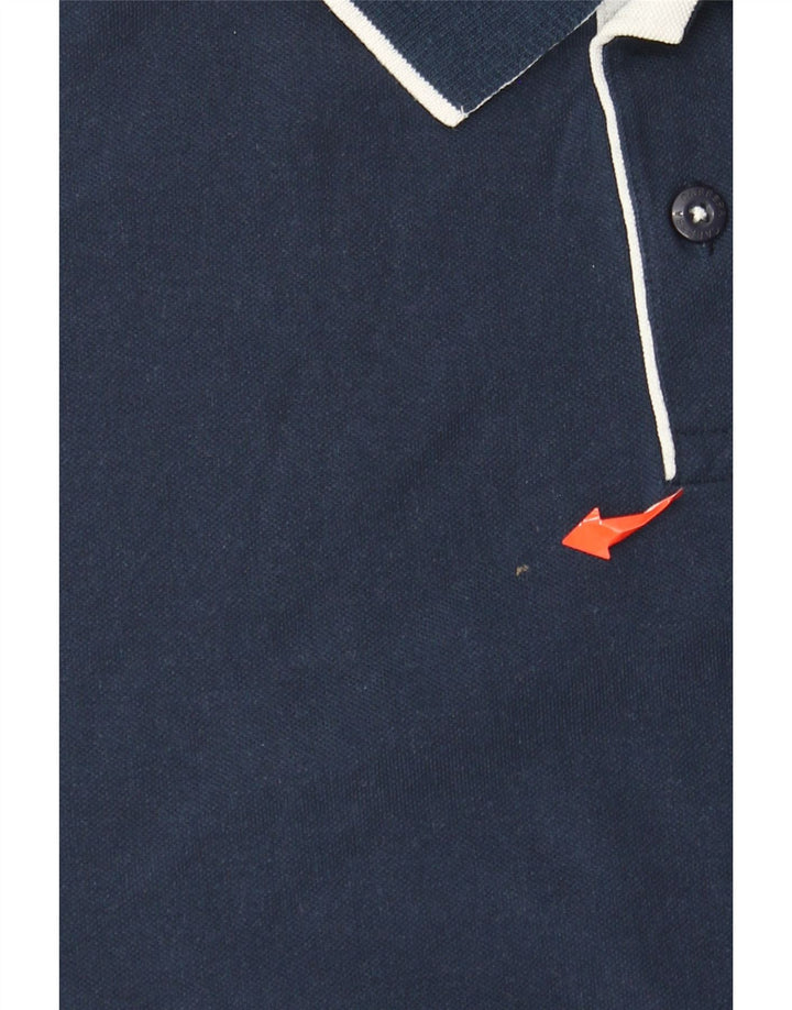 Carrera Mens Polo Shirt 2XL Navy Blue Cotton