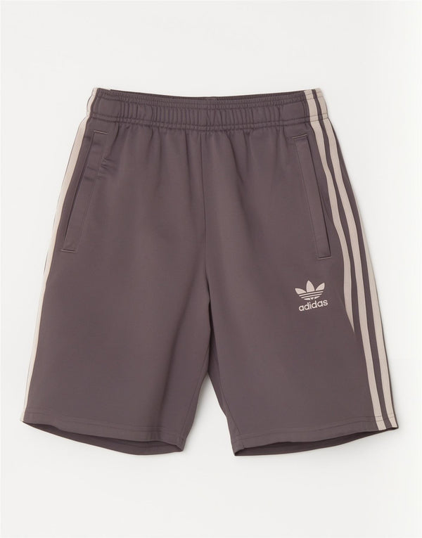 Adidas Boys Sport Shorts 11-12 Years Grey Polyester Sports