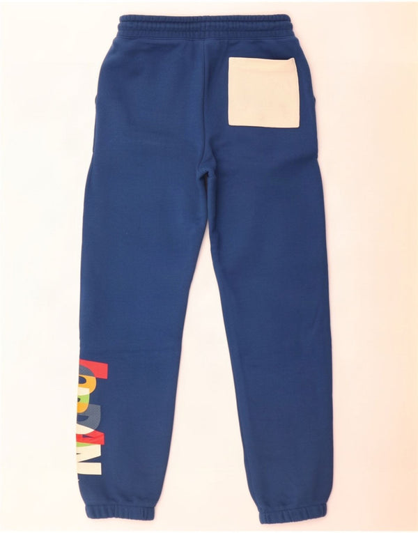 Jordan Boys Tracksuit Trousers Joggers 13-14 Years XL Blue Colourblock