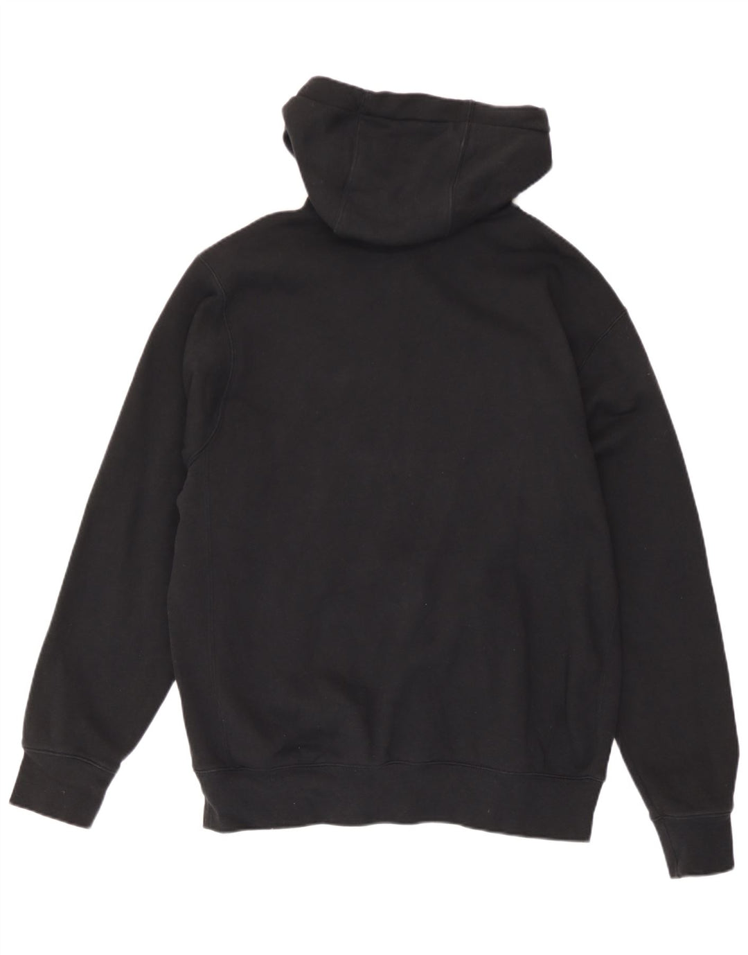 Nike Mens Zip Hoodie Sweater Medium Black Cotton