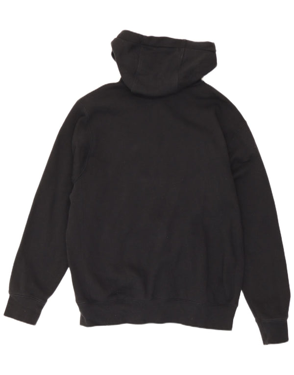 Nike Mens Zip Hoodie Sweater Medium Black Cotton