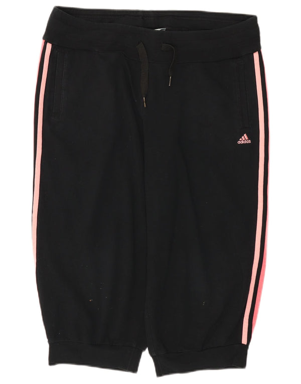 ADIDAS Womens Climalite Tracksuit Trousers Joggers UK 16/18 Large Black