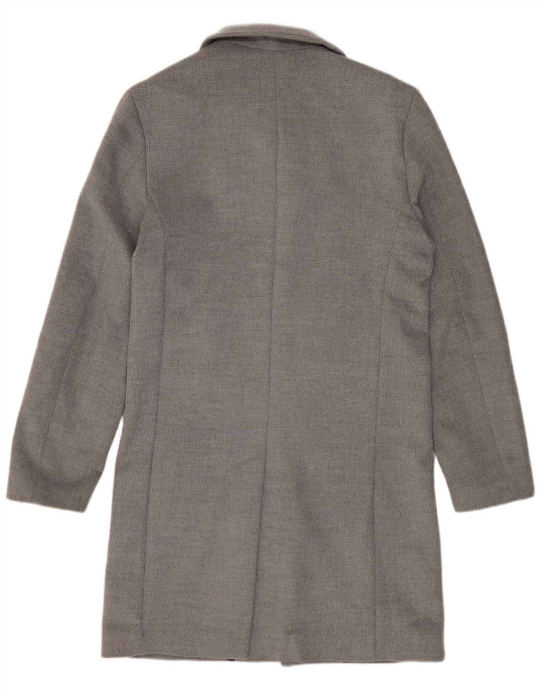 Zara Mens Overcoat UK 36 Small Grey Polyester