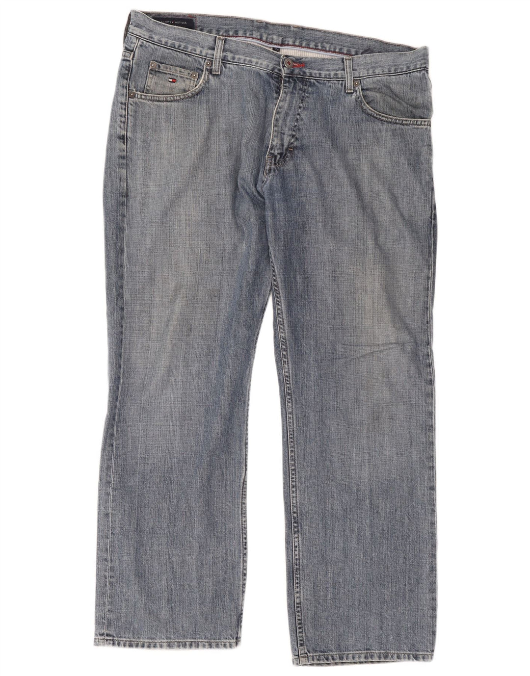 Tommy Hilfiger Mens Straight Jeans W38 L30 Blue Cotton