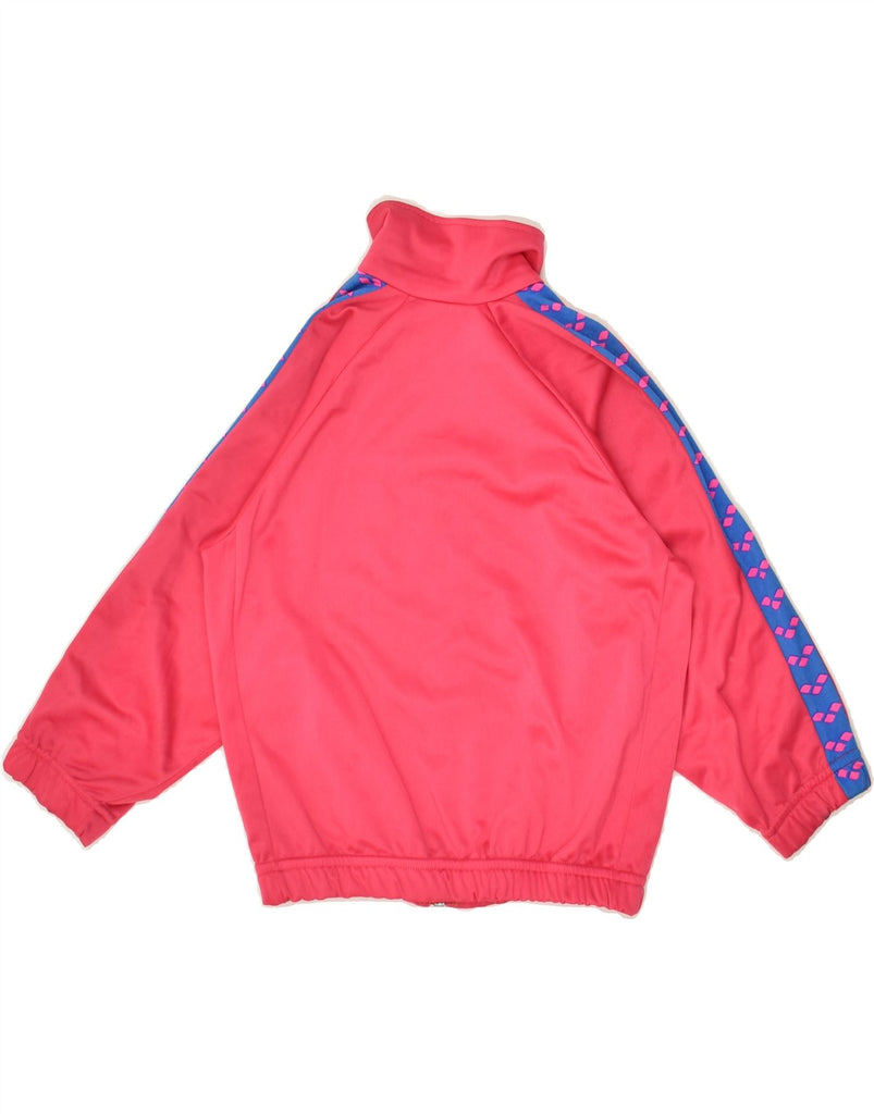 ARENA Girls Graphic Tracksuit Top Jacket 3-4 Years Pink | Vintage Arena | Thrift | Second-Hand Arena | Used Clothing | Messina Hembry 