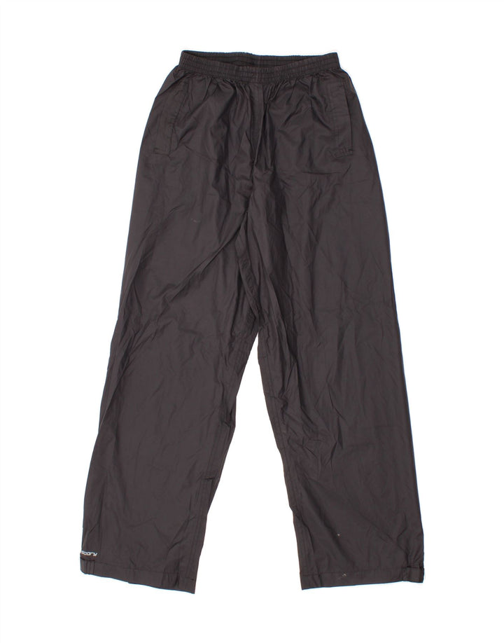 MOUNTAIN WAREHOUSE Boys Tracksuit Trousers 12-13 Years  Black Nylon Vintage Mountain Warehouse and Second-Hand Mountain Warehouse from Messina Hembry 