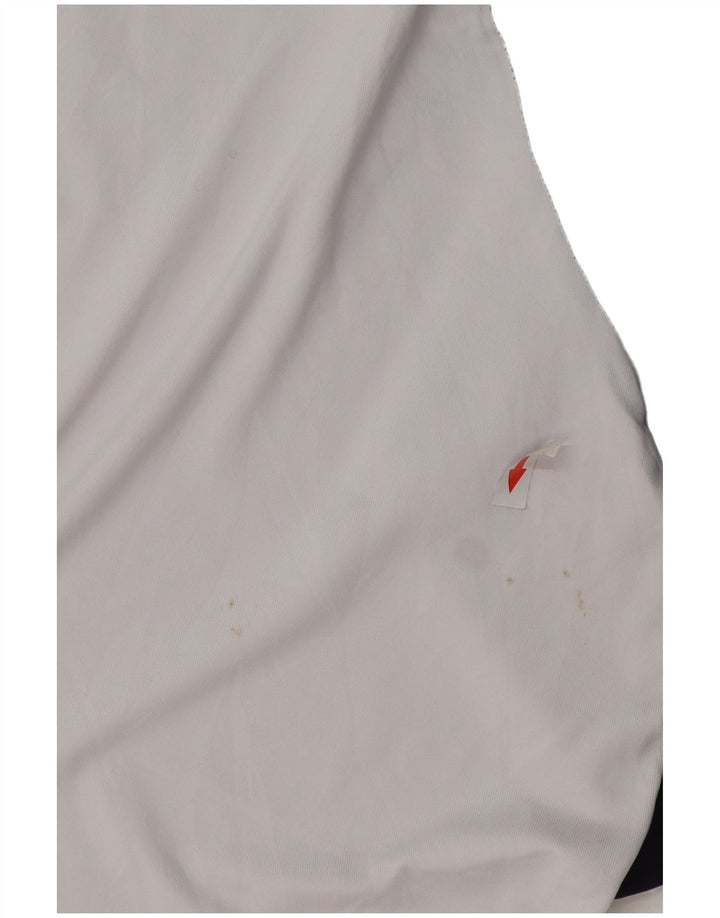 Quiksilver Mens Graphic T-Shirt Top 2XL White Colourblock Polyamide