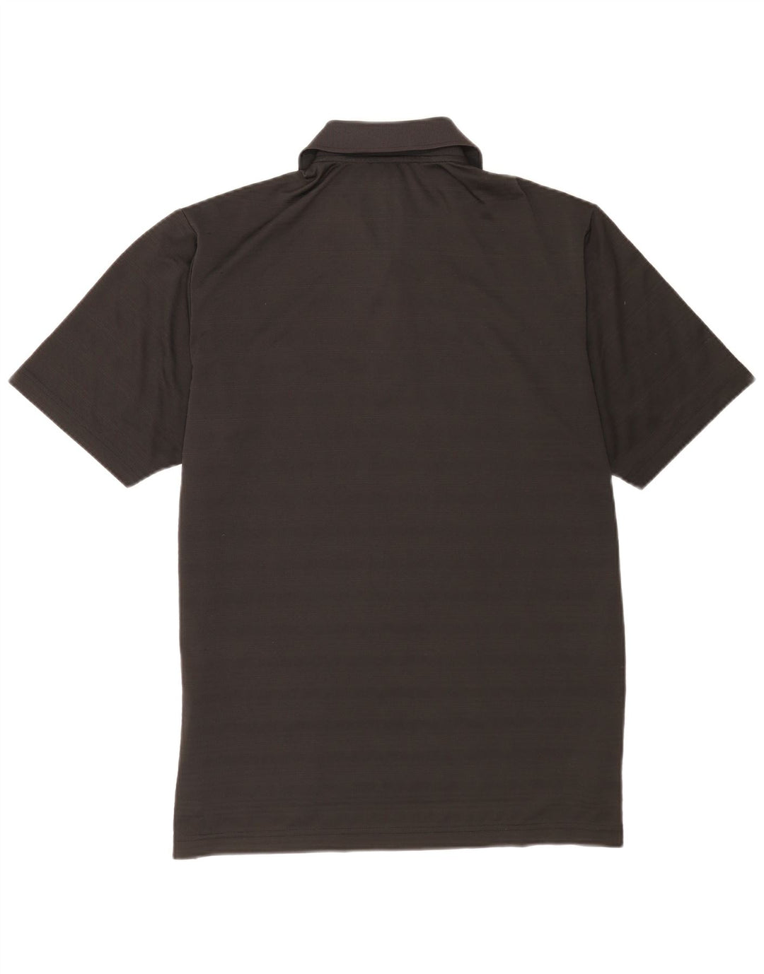 Adidas Mens Polo Shirt Large Black Striped Polyester