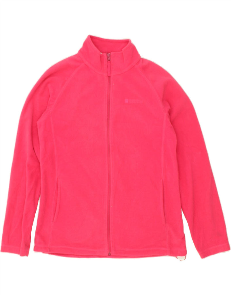 MOUNTAIN WAREHOUSE Womens Fleece Jacket UK 14 Large  Pink Polyester | Vintage Mountain Warehouse | Thrift | Second-Hand Mountain Warehouse | Used Clothing | Messina Hembry 