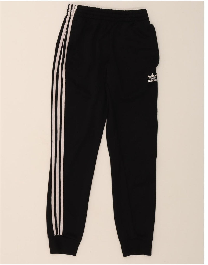 ADIDAS Mens Tracksuit Trousers Joggers Small  Black Polyester Vintage Adidas and Second-Hand Adidas from Messina Hembry 