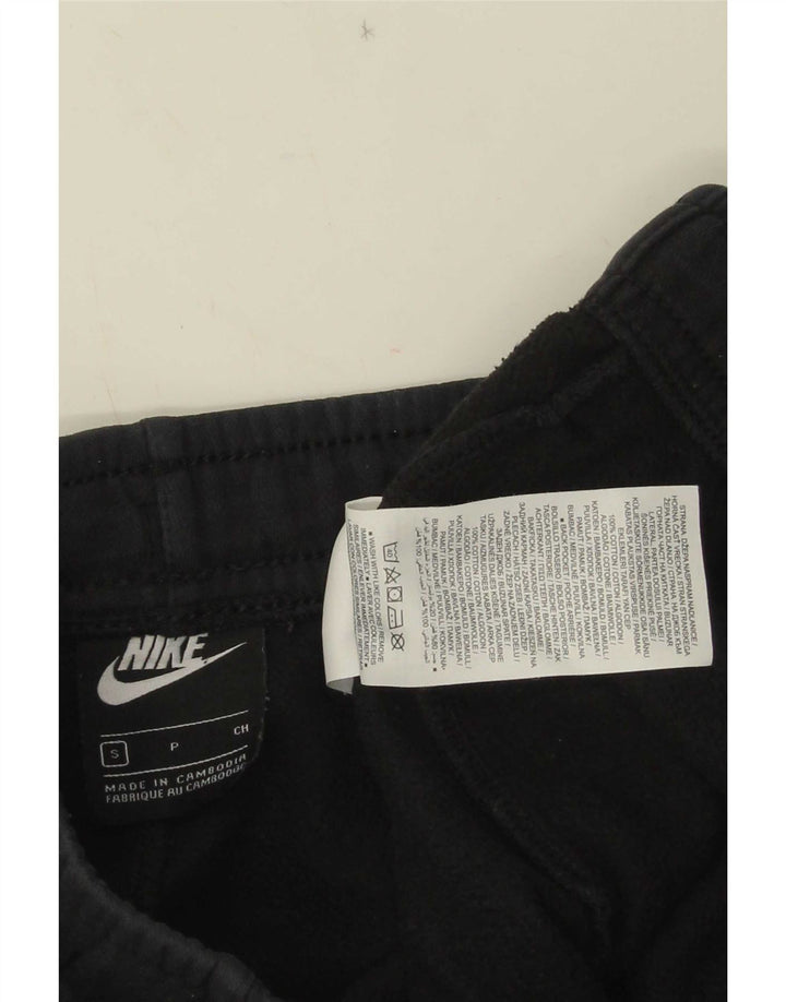 Nike Mens Tracksuit Trousers Joggers Small  Black Cotton
