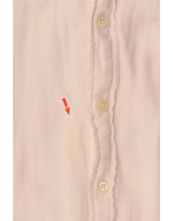 Ralph Lauren Mens Custom Fit Shirt Large White Cotton