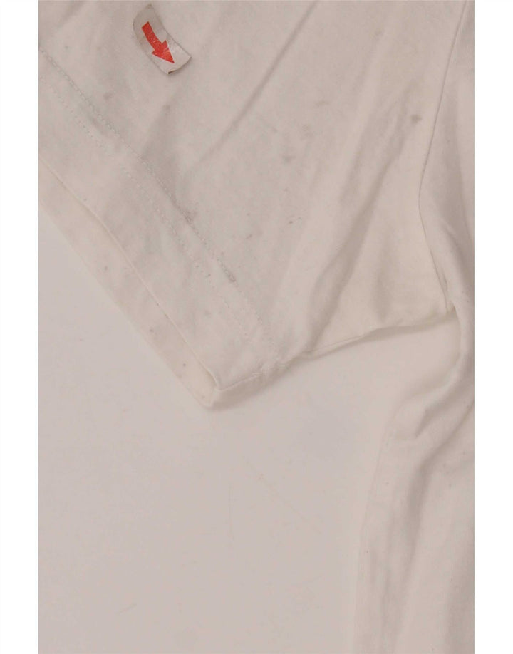 Puma Mens Graphic T-Shirt Top Large White Cotton